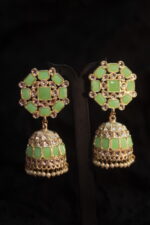 Colorful Kundan Jhumka